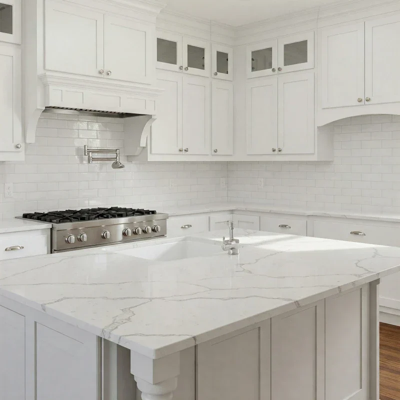 Beautiful white shaker kitchen